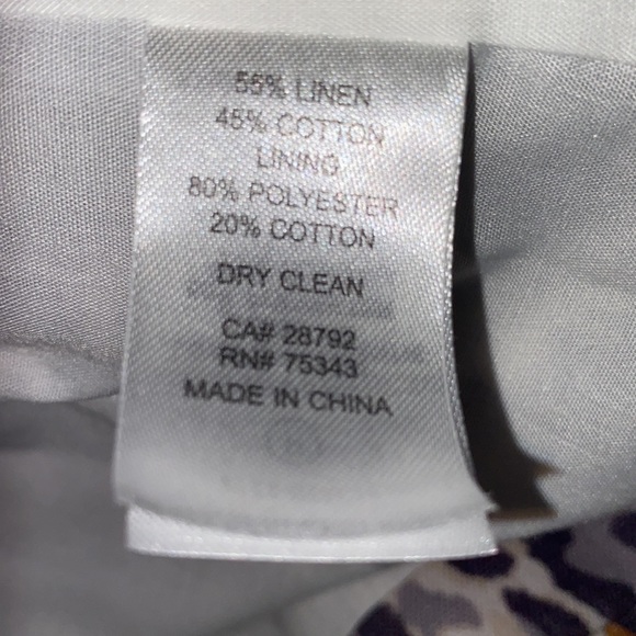 NWOT Rachel Zoe Snow Leopard Linen Blend Blazer - M - Picture 10 of 13